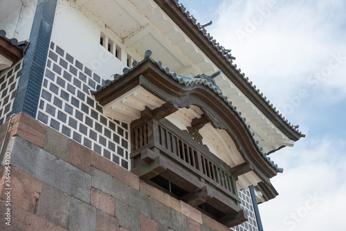 Kanazawa Castle Park in Kanazawa  Ishikawa  Japan. a famous historic site.