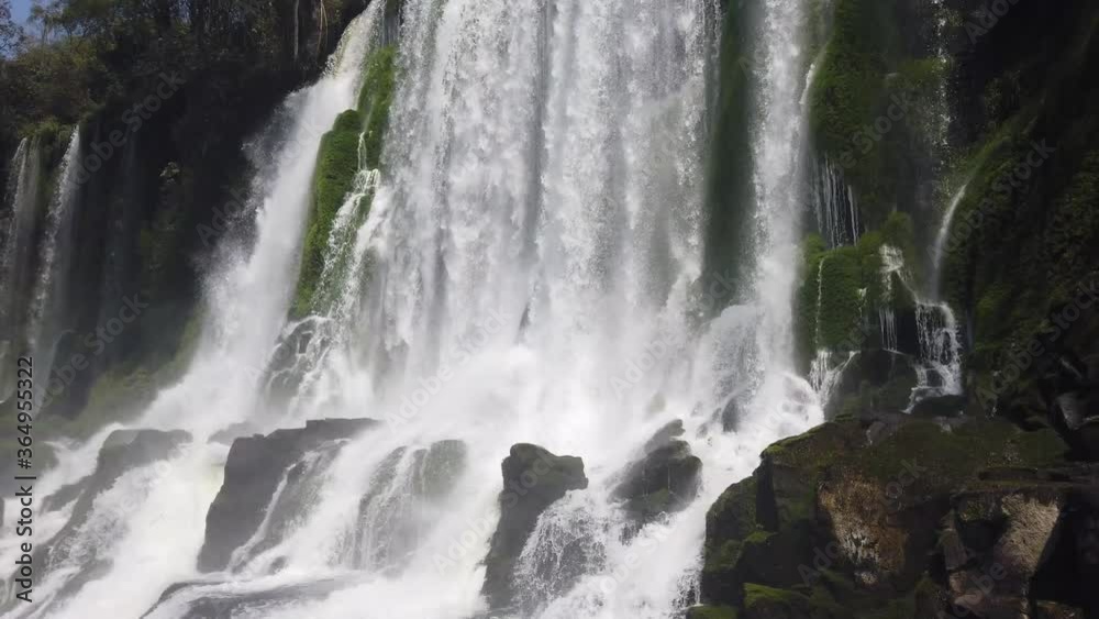 The magnificent Iguazu waterfalls in Argentina The magnificent Iguazu waterfalls in Argentina