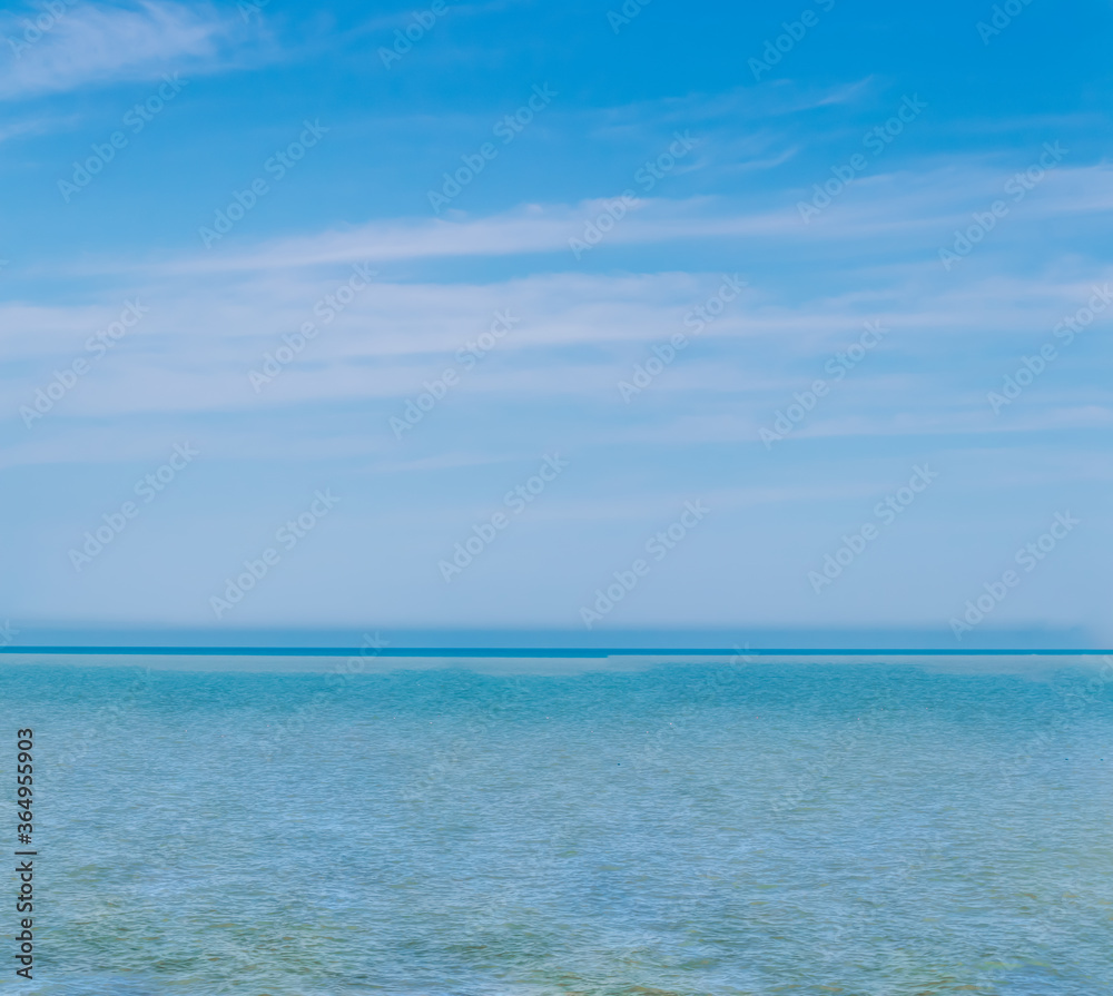 blue sky and sea