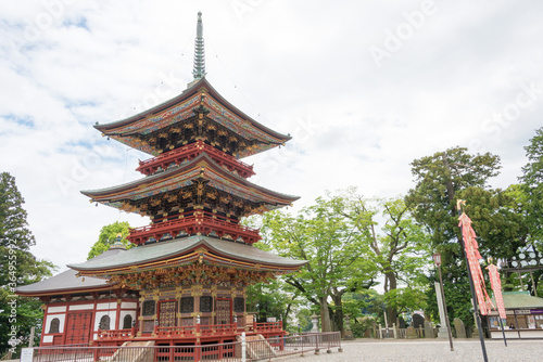 Narita-san Shinsho-ji Temple in Narita, Chiba, Japan. The Temple was originally founded in 940.