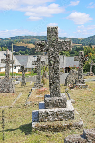 Graveyard of Chagford Church in Dartmoor, Devon	 photo