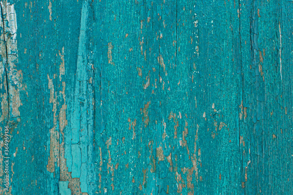 Rustic wood texture or background with scratched turquoise paint. Rustic wood texture or background with scratched turquoise paint.
