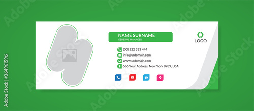 corporate creative email signature template