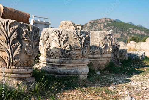 ancient city Ksantos ancient civilization of Turkey photo