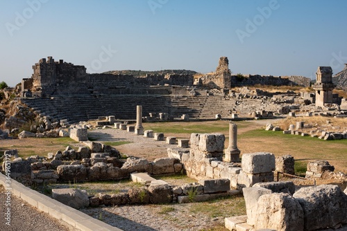 ancient city Ksantos ancient civilization of Turkey photo