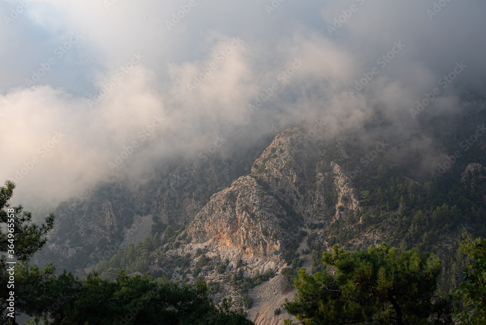 Beautiful high Turkish mountains and picks