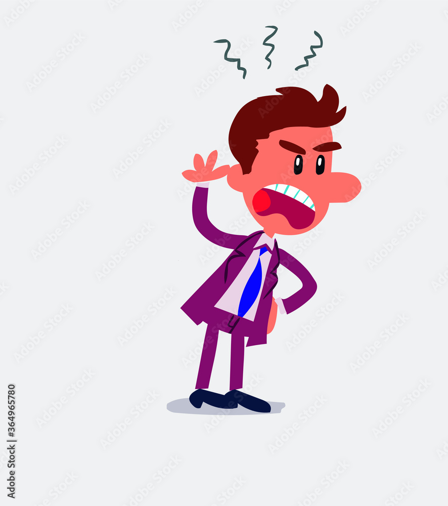 Indigned businessman in isolated vector illustrations
Indigned businessman in isolated vector illustrations