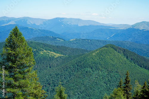 mountain landscape in Bucegi National Park, Romania