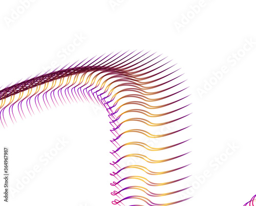 Abstract background blend wave line design for Wallpaper, Banner, Background, Card, Book Illustration, landing page