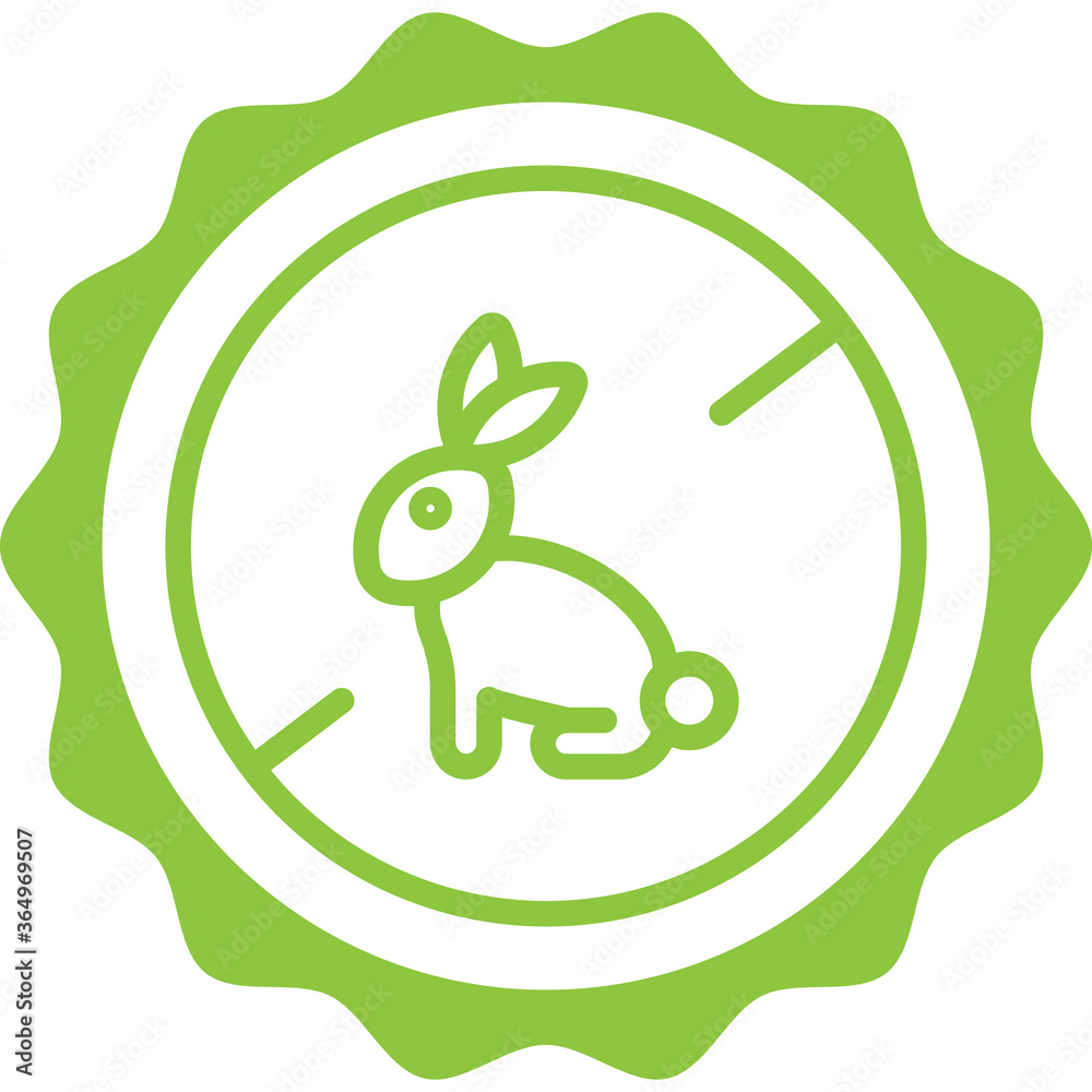 cruelty animals free green icon stamp rounded cruelty animals free green icon stamp rounded