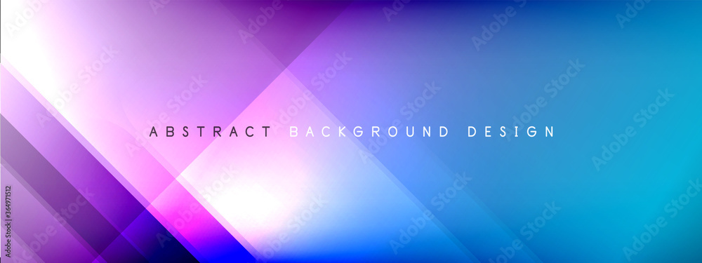 Motion concept neon shiny lines on liquid color gradients abstract backgrounds. Dynamic shadows and lights templates for text