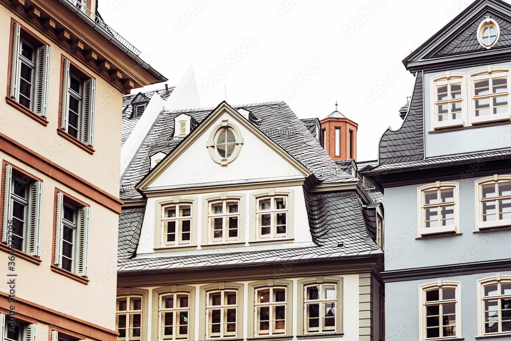 Fototapeta premium Antique building view in Frankfurt, Germany