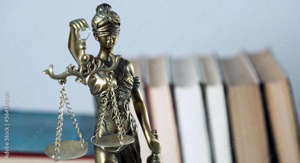 The Statue of Justice - lady justice or Iustitia The Statue of Justice - lady justice or Iustitia