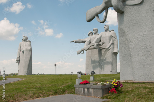 The memorial complex “To the Panfilov Heroes” (“Feat 28”). Moscow region photo