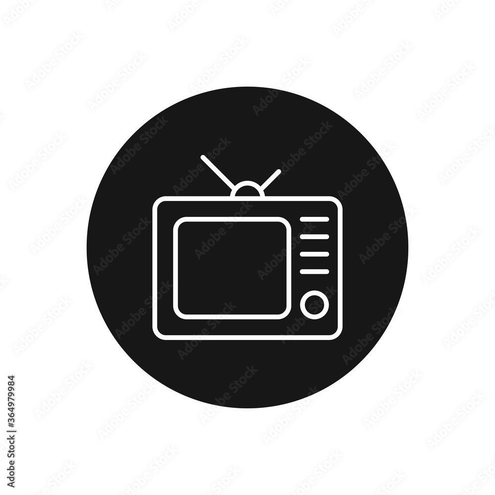 Television icon vector. TV sign Television icon vector. TV sign