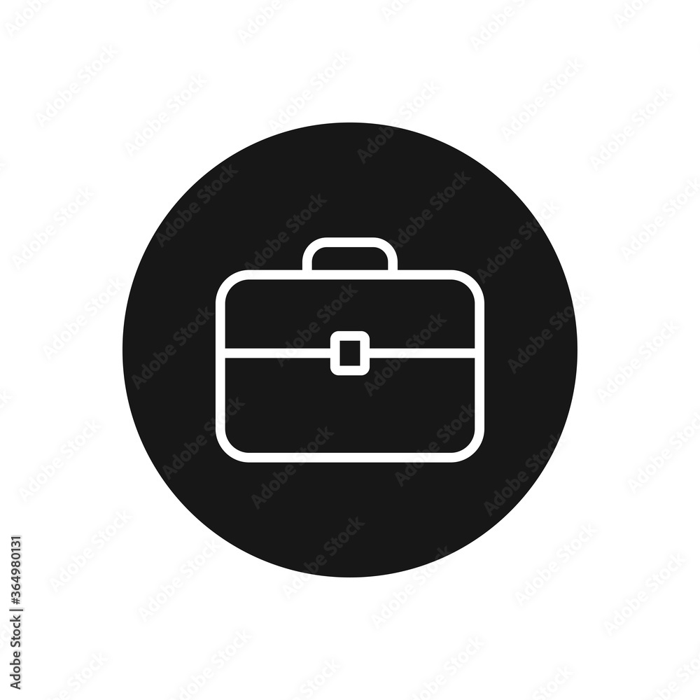 Briefcase icon vector. Suitcase sign Briefcase icon vector. Suitcase sign