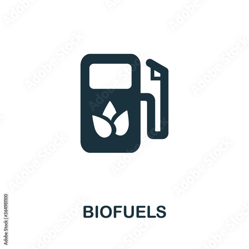 Biofuels icon. Simple element from alternative energy collection. Creative Biofuels icon for web design, templates, infographics and more