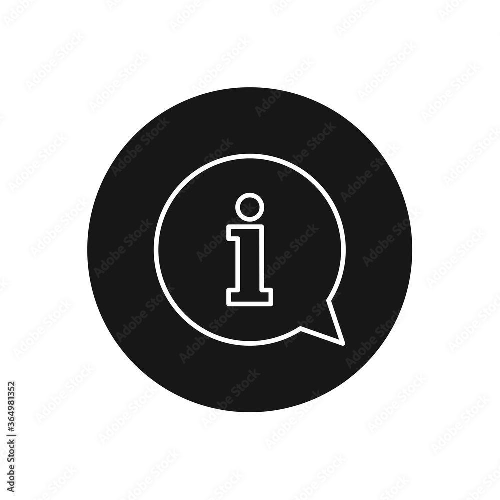 Information icon vector. Info sign Information icon vector. Info sign