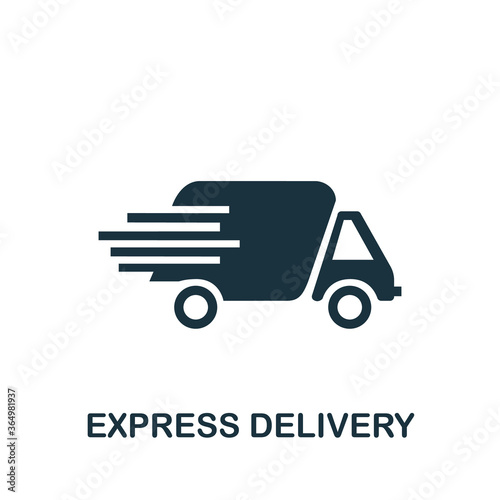 Express Delivery icon. Simple element from delivery collection. Creative Express Delivery icon for web design, templates, infographics and more © Mariia