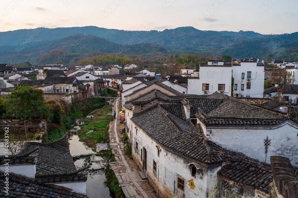 Ancient town of Chazi Village, Jingxian, Xuancheng, Anhui, China