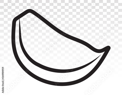 garlic cloves line art icon for apps and websites