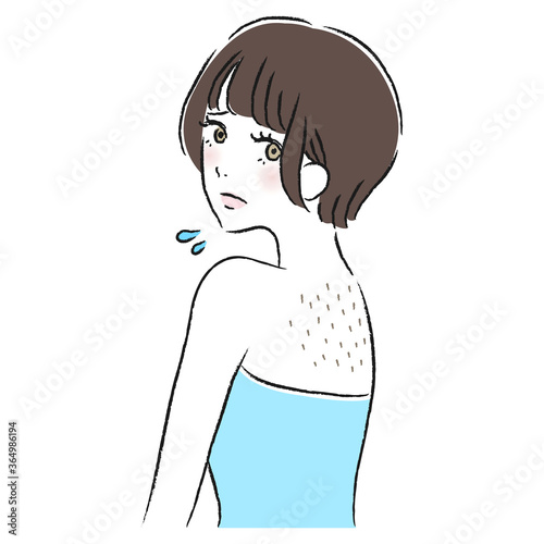 背中　ムダ毛　ケア