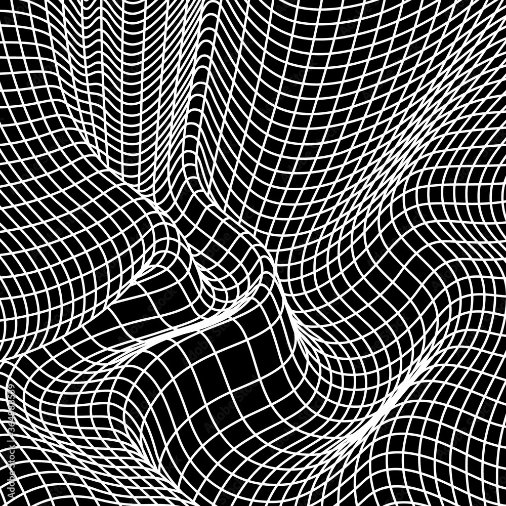 Obraz Vector abstract lines pattern. Waves background