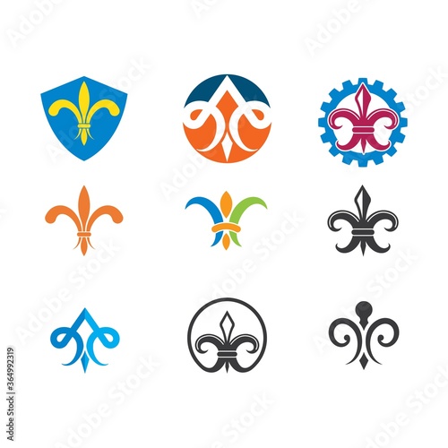 fleur de lis icon vector illustration design