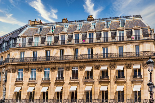 Traditional parisian buildings