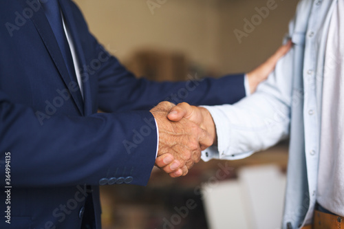 Handshaking close-up
