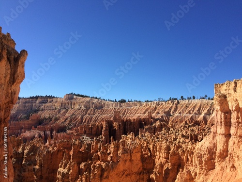 View at Sunset point. The Bryce Canyon National Park, Utah, United States. 