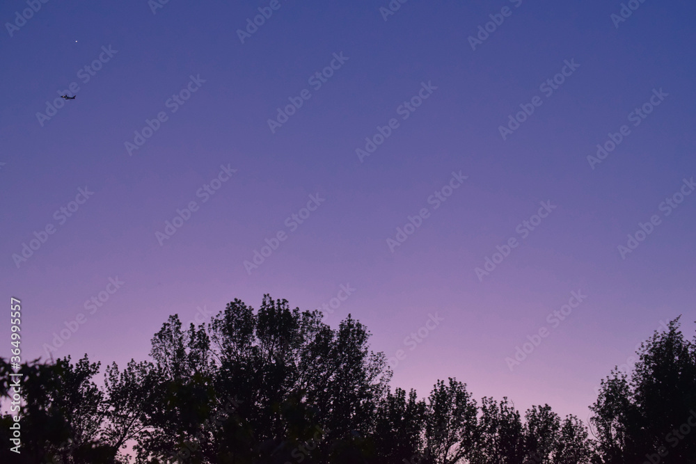 Purple Sky at Dusk Purple Sky at Dusk