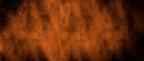 Orange and black watercolour gradient autumn halloween background