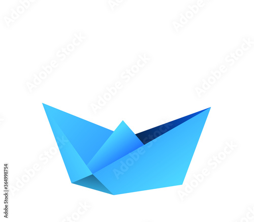 Free Download Paper boat, Folded paper boat vector - GFXLoad