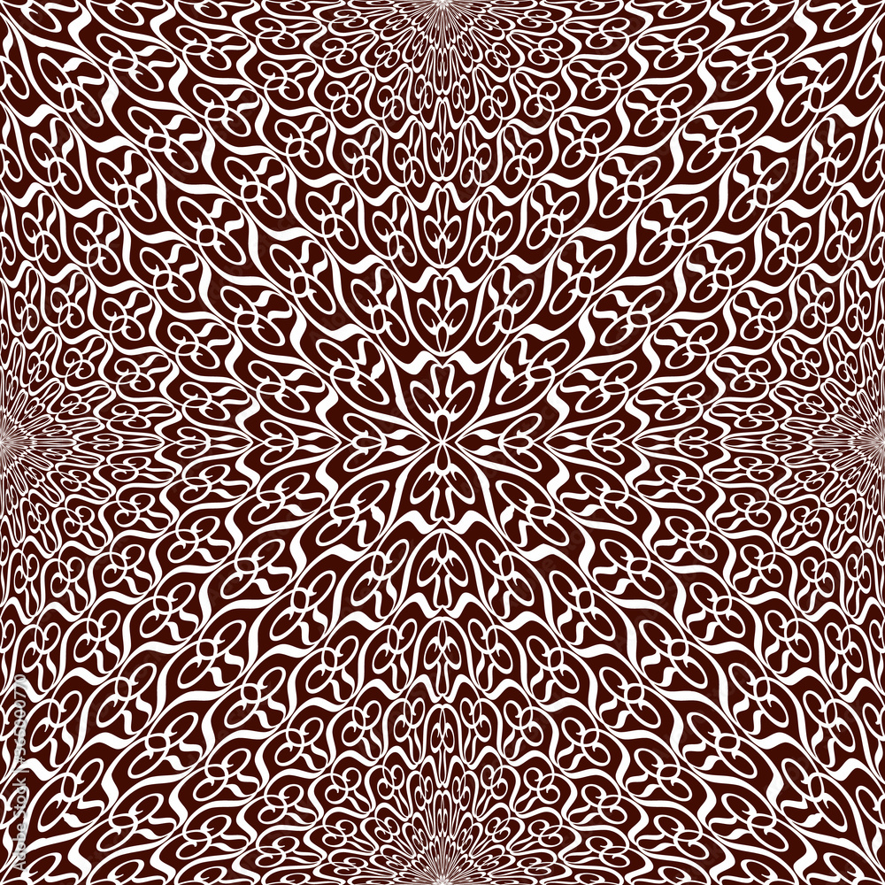 Fototapeta premium Vector rhythmic geometric elements pattern