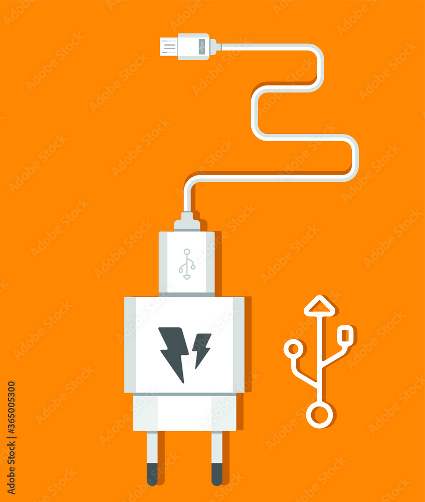 Smartphone USB charger adapter with USB Micro cable (Socket and connector for PC and mobile devices) Smartphone USB charger adapter with USB Micro cable (Socket and connector for PC and mobile devices)