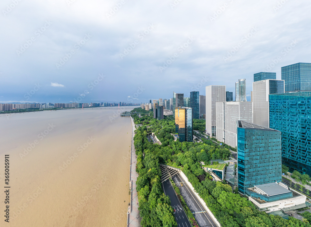 city skyline in hangzhou china city skyline in hangzhou china