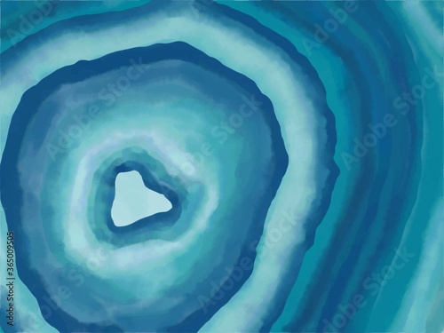 Agate Watercolor Series inspired by Pantone 2020 Color of the Year: Classic Blue