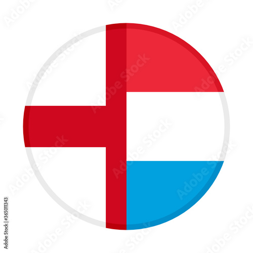 round icon with england and luxembourg flags Free Download round icon with england and luxembourg flags - GFXLoad