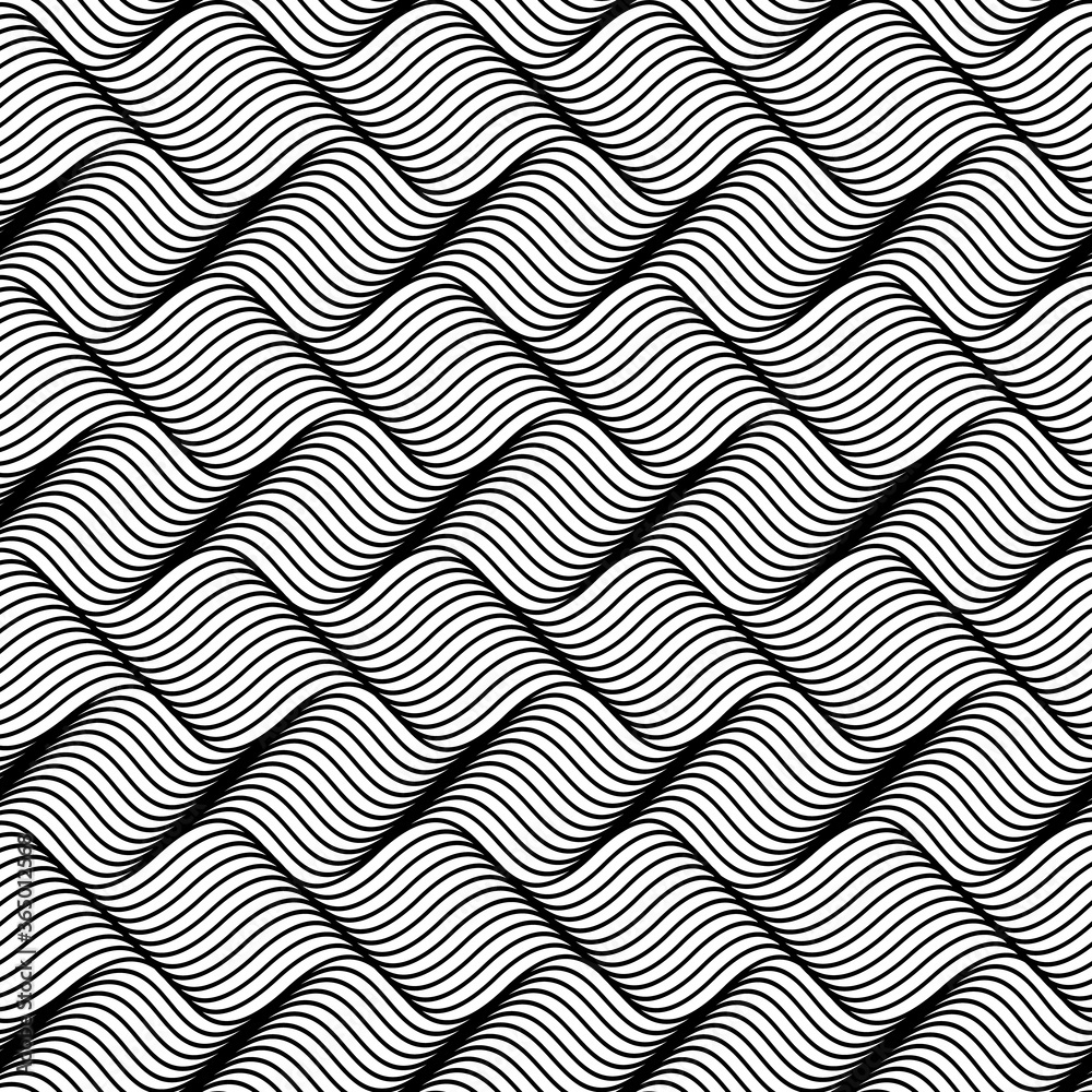Waves background with distortion effect Waves background with distortion effect