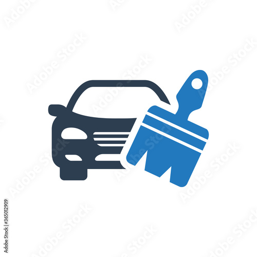 Car paint icon