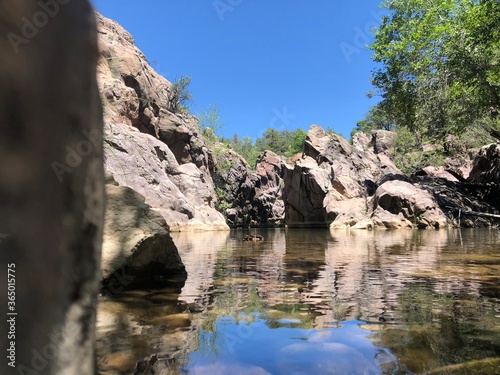 rock in the river