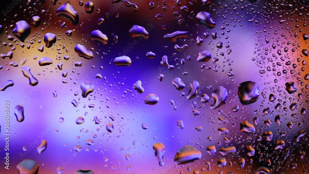 Lumières de police un soir de pluie