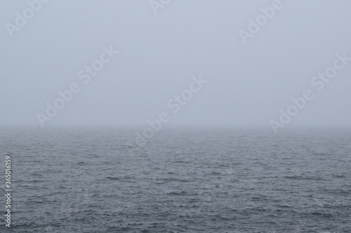 Sea and sky (Fog/Overcast)