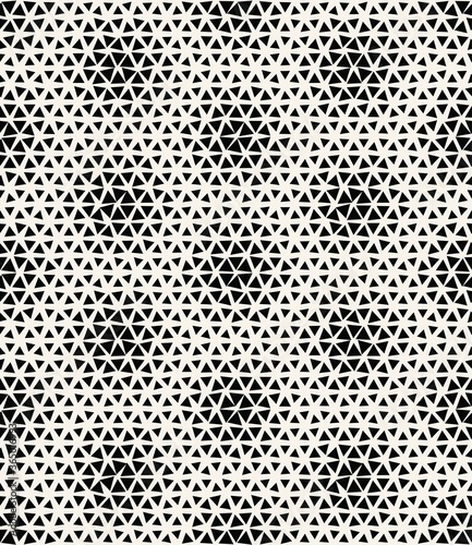 Abstract triangle halftone geometric background pattern print.