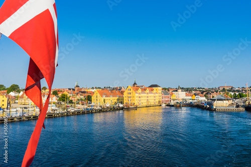 Konstfotografi Leaving Svendborg on the boat for Aero