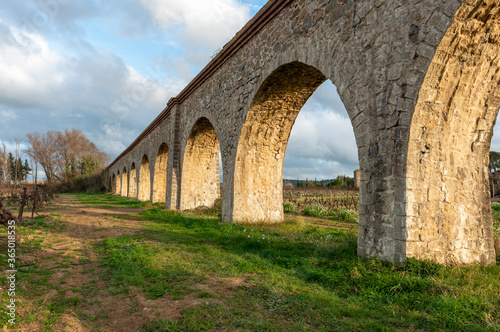 Pretty Viaduct near the town of La Redorte, France © Keith