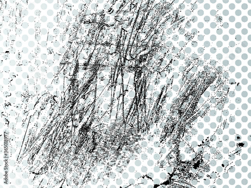 Halftone Grunge Background.Texture Vector.Dust Overlay Distress Grain ,Simply Place illustration over any Object to Create grungy Effect .dots abstract,splattered , dirty,poster for your design. 