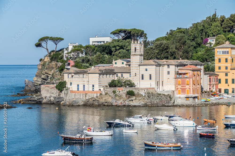 The convent over the Bay of Silence in Sestri Levante