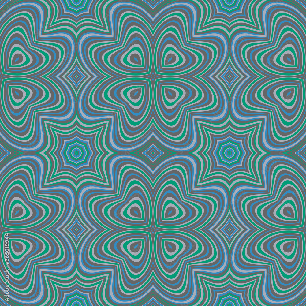 Fototapeta premium Vector abstract lines pattern. Waves background